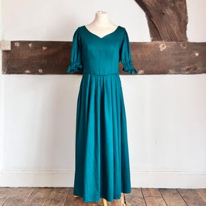 laura ashley green dress Vintage TOP360M89