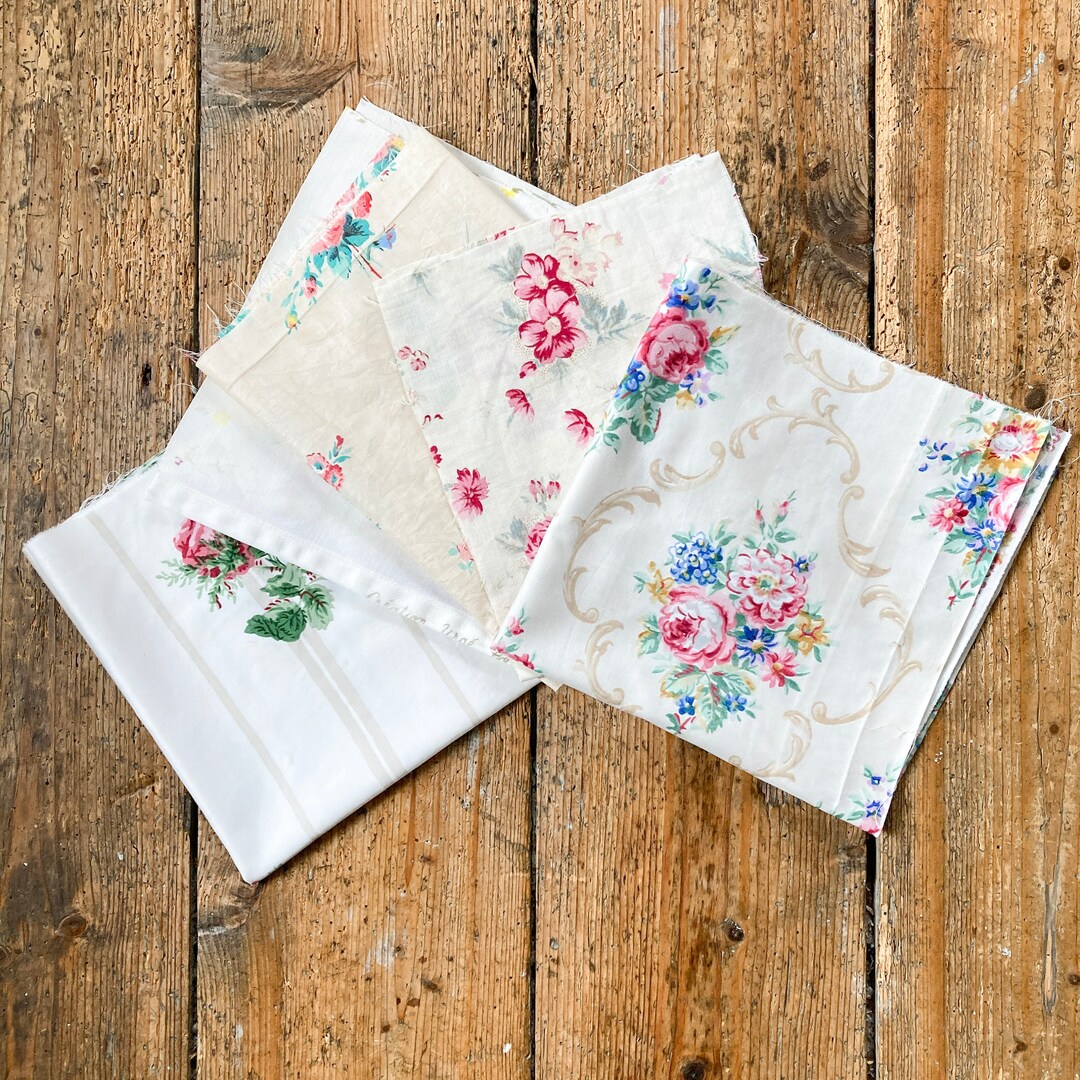 Vintage Fabric Pack for Projects Etsy