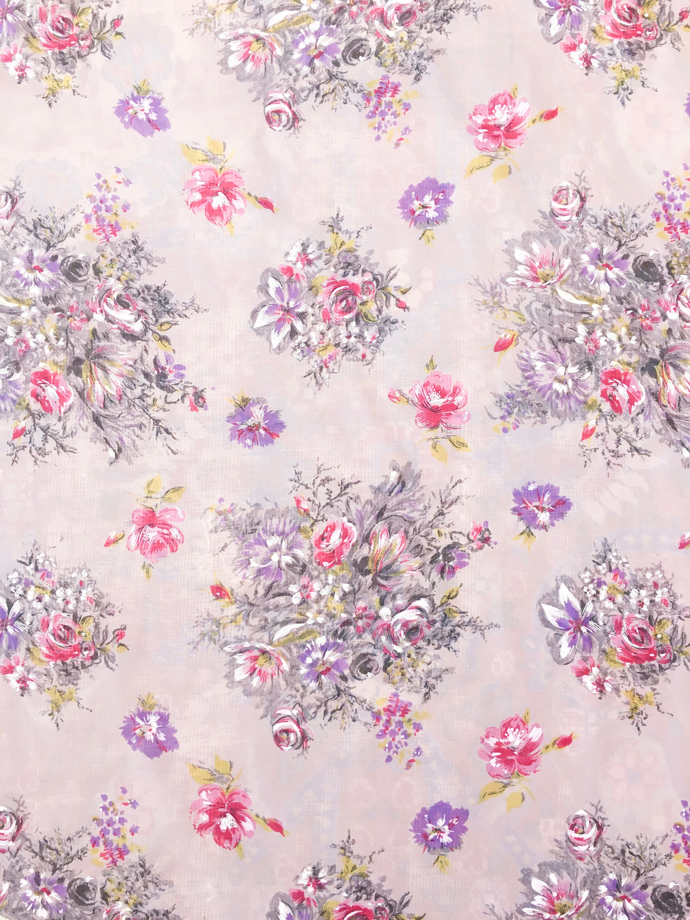 Vintage Floral Net Curtain Fabric - Etsy UK