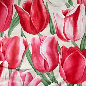 Sanderson Fabric Sample Early Tulips