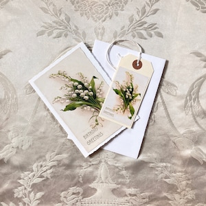 Antique Postcard Greetings Card