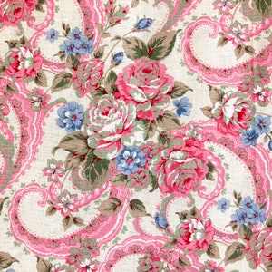 Sanderson Cabbage Roses Beaulieu Fabric - 2 metres Sanderson Cabbage Roses Beaulieu Fabric - 2 metres