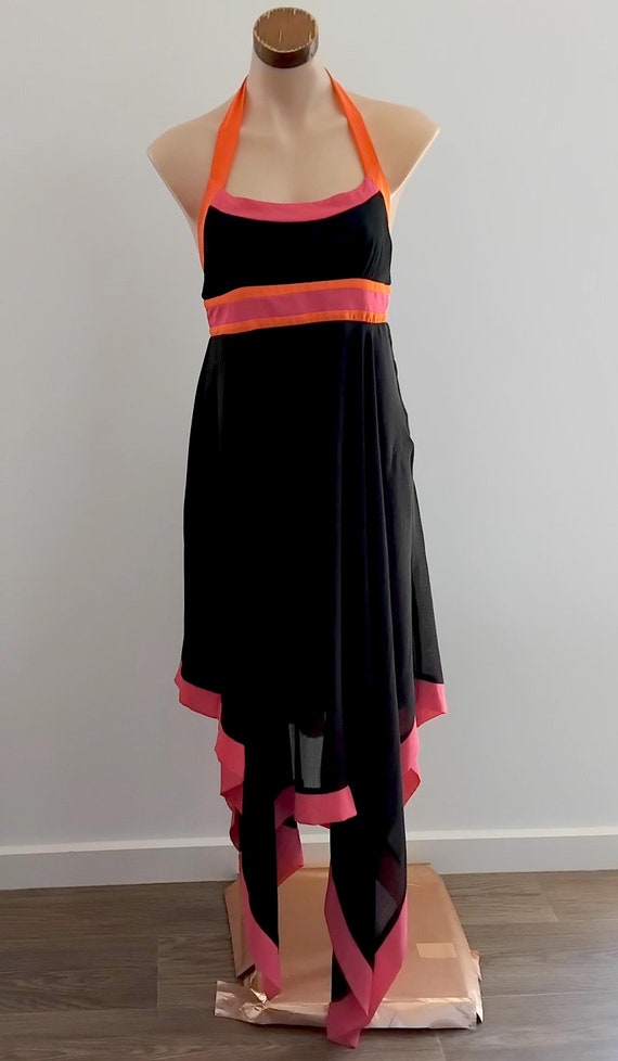 90s halter neck dress Vintage 90s Satin Halter Gown The Sentimentalist