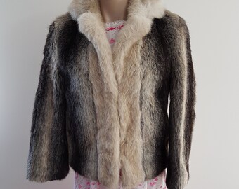 Cream Faux Fur Coat | Etsy Australia