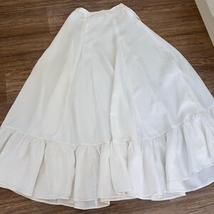 ヴィンテージアンティーク 1900年代 ホワイト ロング ティアード