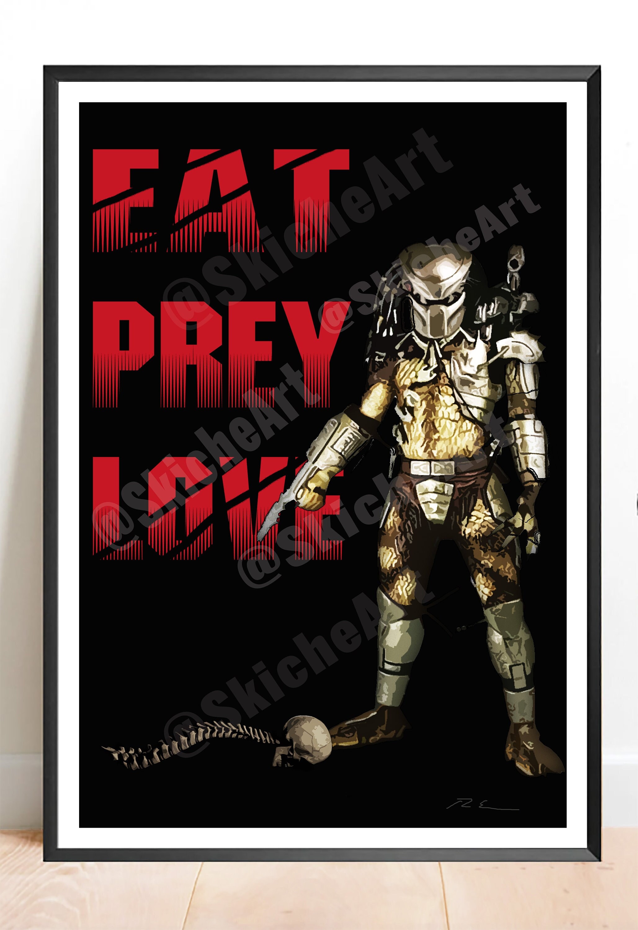 Predator (Japanese) 27x40 Movie Poster (1987)
