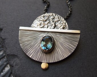 Goldkette mit blauem stein - Der TOP-Favorit