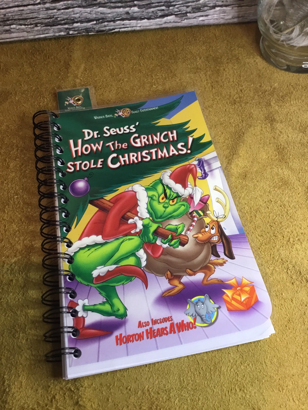 How the Grinch Stole Christmas VHS Cover Journal / Mixed Media Etsy