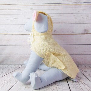 Handmade Fleece Dog Lamb Costume/ Fancy Dress image 4