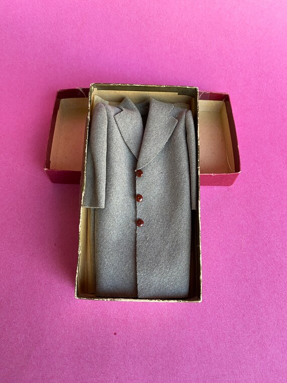Salesman Sample Gray Wool Overcoat, Original Box,