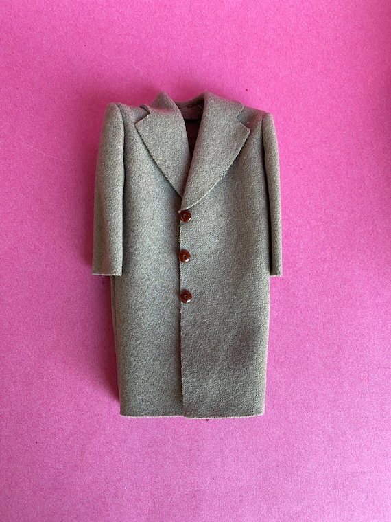 Salesman Sample Gray Wool Overcoat, Original Box,