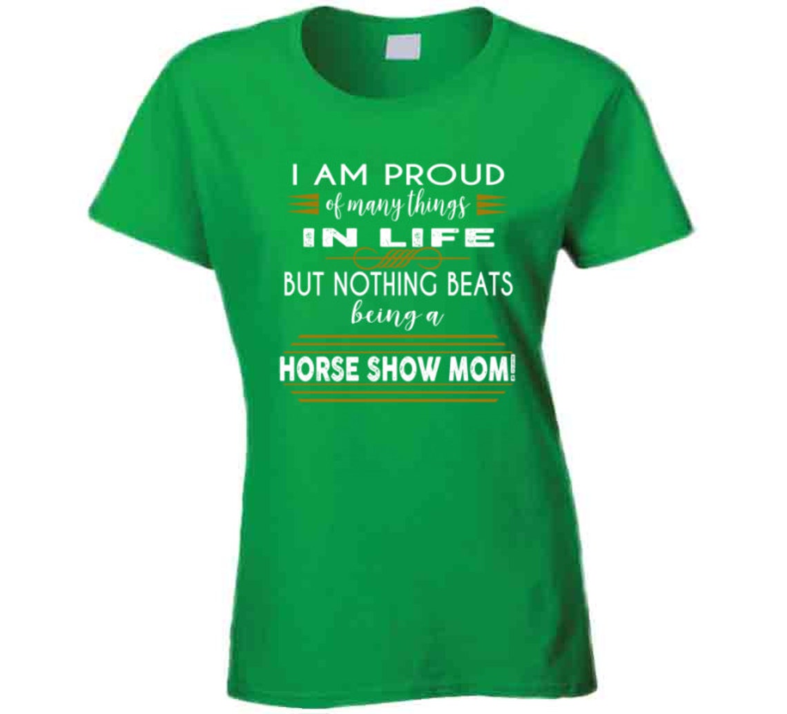 Horse Show Mom T Shirt Etsy