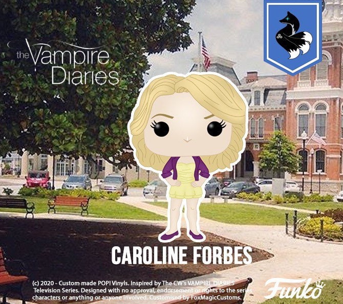 Caroline Forbes Vampire Diaries ispirato personalizzato Pop