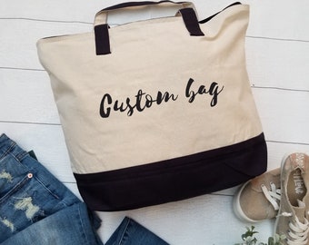 custom tote bag etsy