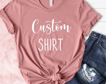 Custom women Tshirt for a Bachelorette Party, Print your logo on Shirt, Branded Tee for special Event, Personalized your Shirt