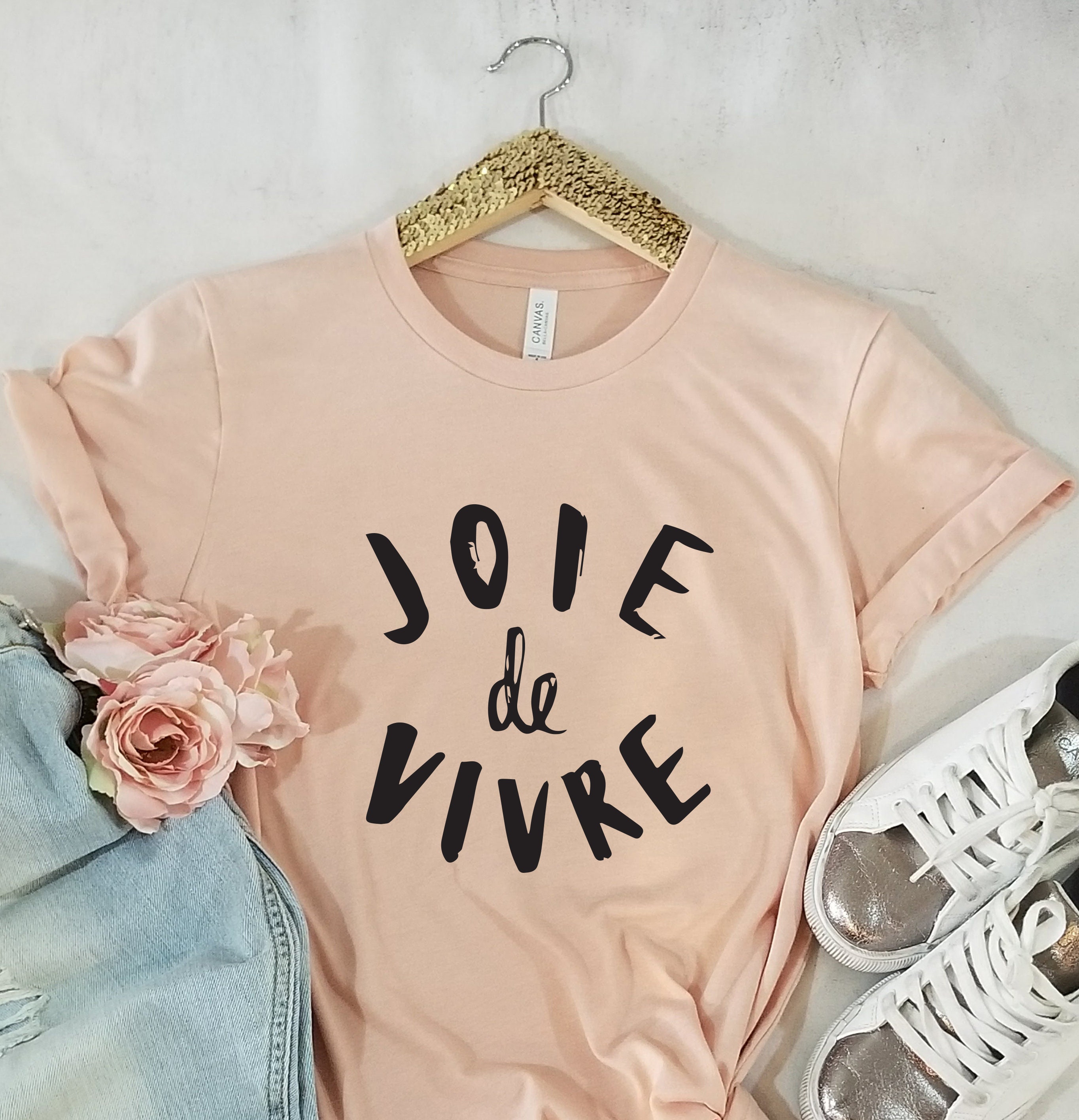 Joie de vivre t shirt sale