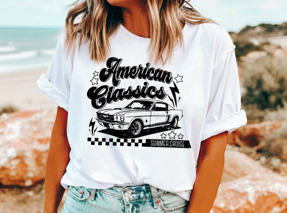 Car Summer Shirt, Vintage Car T-shirt, Women Car shirt, Racing Shirt, Old Car Shirt, Car Racing Shirt, Classic Car Shirt, MotorSport Racing