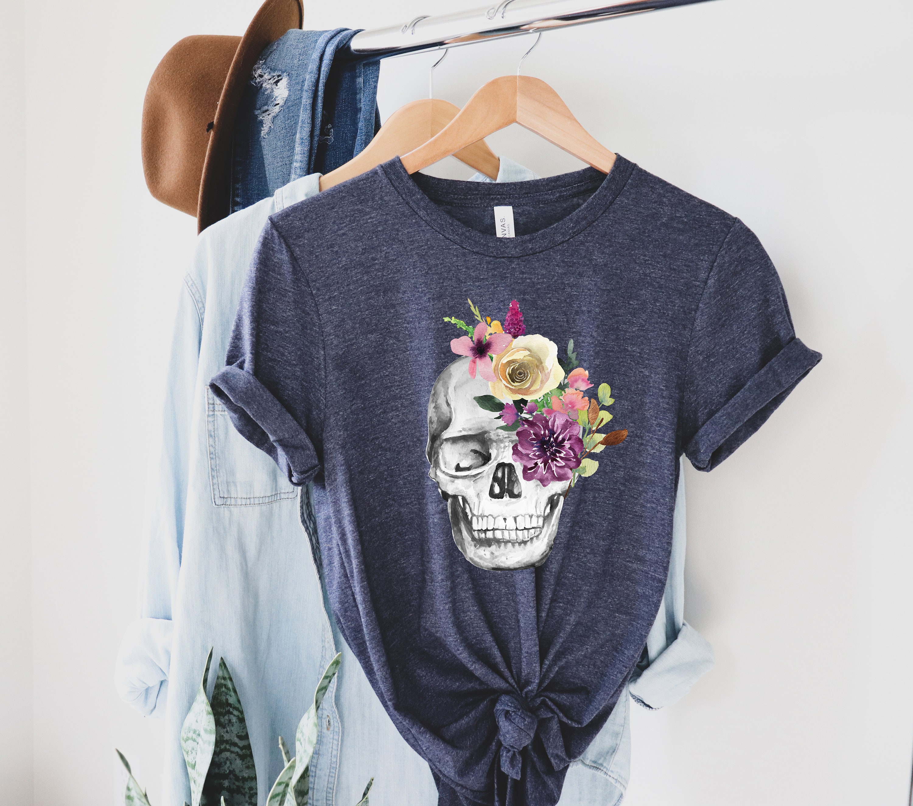 sugar skull shirt womens