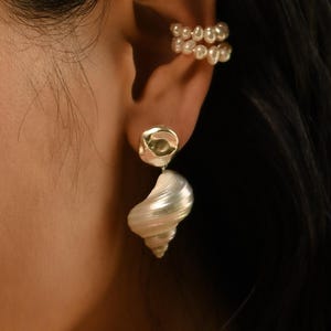 sea shell earrings, seashell earrings, shell jewelry,