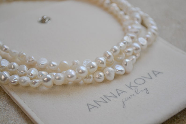 3 strand pearl necklace, pearl necklace, real pearl necklace, pearl choker, three strand pearl necklace, choker necklace, pearl necklace, real pearl necklace, cultured pearl necklace, pearl station necklace, genuine pearl necklace