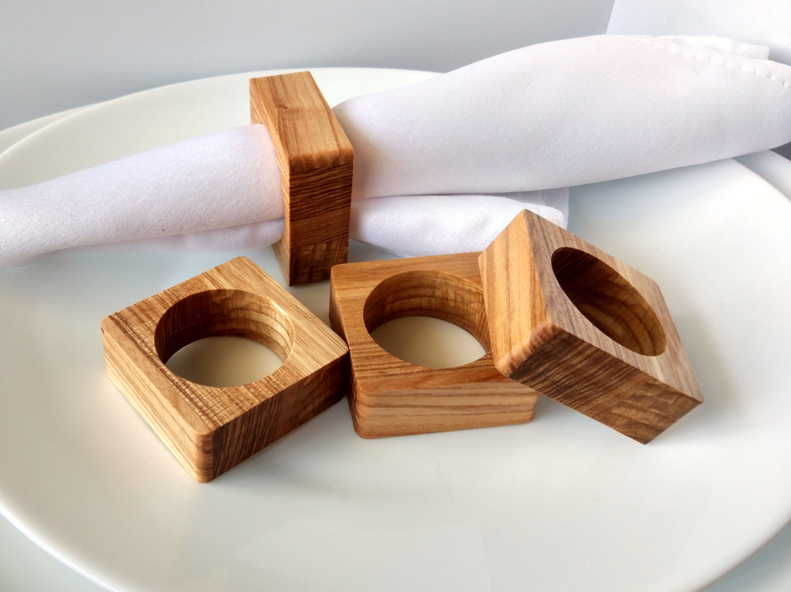 Wooden on sale napkin rings