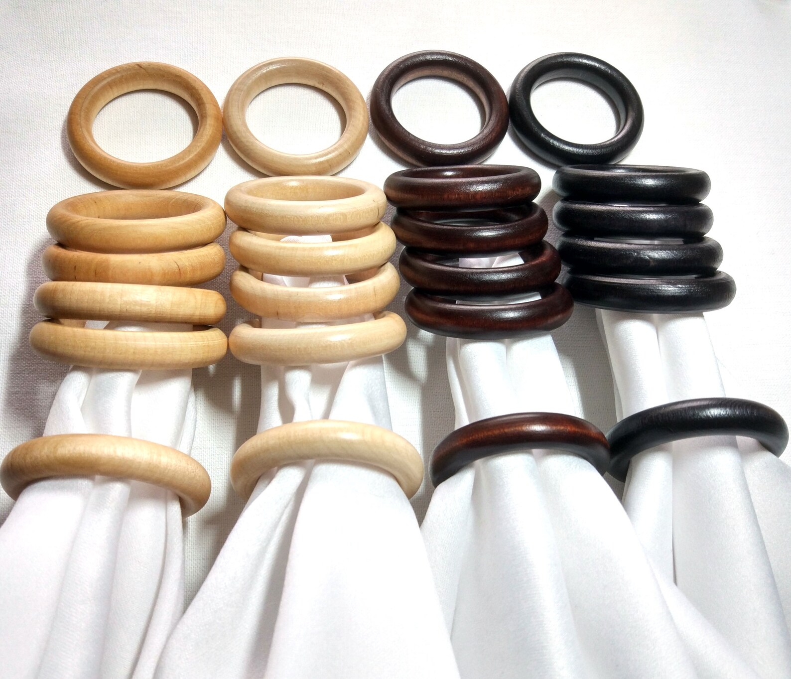 Wooden Napkin Rings. Rustic Style Napkin Rings. Napkin Ring Etsy