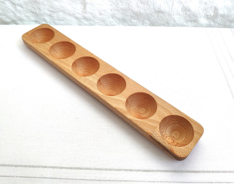 Egg Holder, Unique addition to your home decor, Easter Egg Storage, Kitchen decor, Easter gift, Easter decor, Wood Egg Tray, Rustic style Beech wood