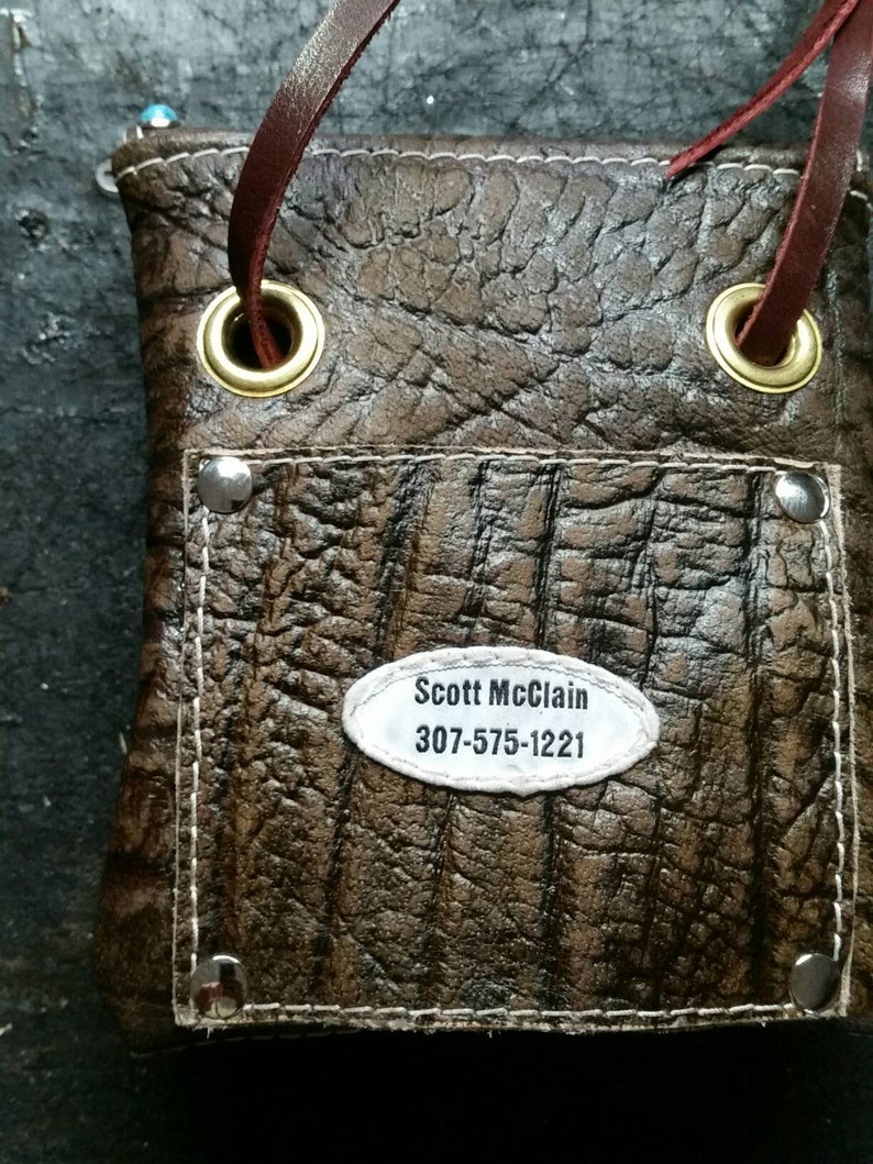 Saddle Purse with Turquoise