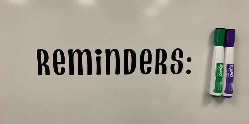 homework reminder poster