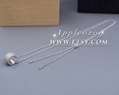 Monaco Necklace Exquisite Jewelry 925 Sterling Silver Inlaid Crystal Wheel Necklace Adjustable Size