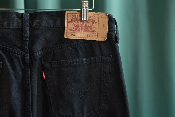 Levi's 501 vintage black jeans W34 L 32