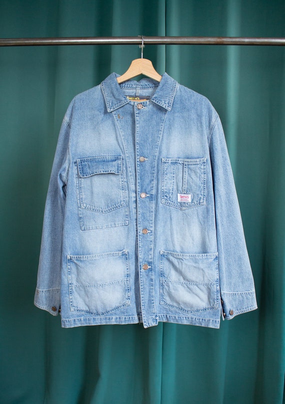 Smith's overall vintage denim jacket / American wo
