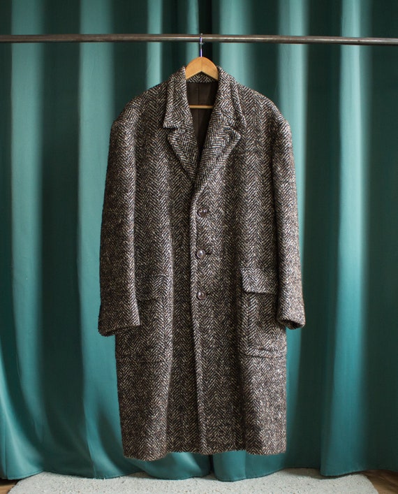 Vintage oversize wool long coat