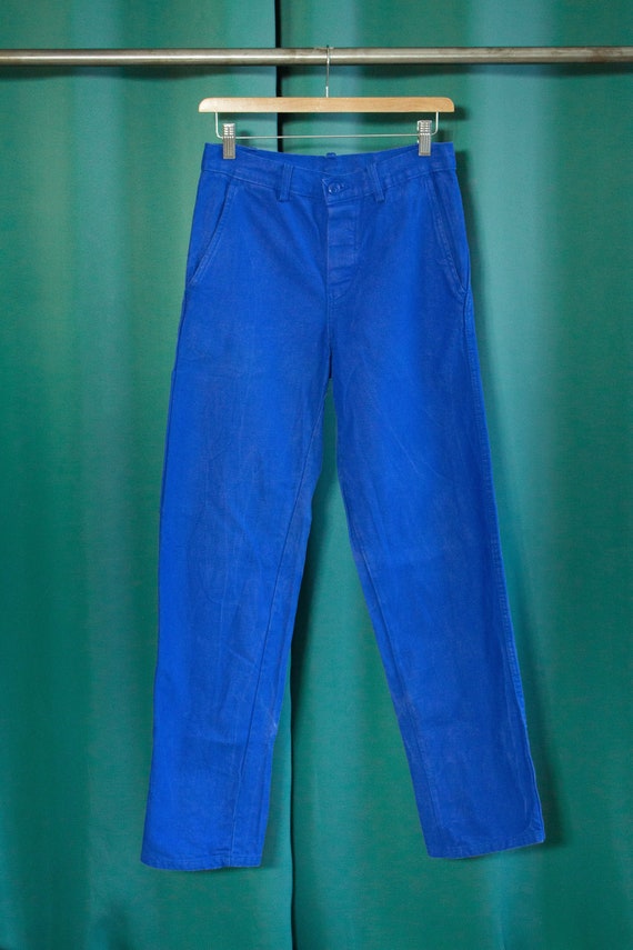 Vintage indigo blue work trousers / Chore pants /