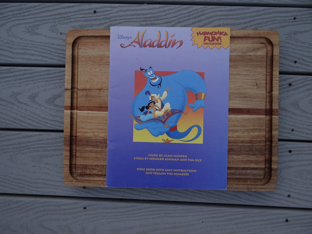 Disney's Aladdin Harmonica Fun Song Book Etsy