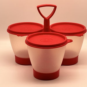 RARE Vintage Tupperware Limited Edition Condiment Set