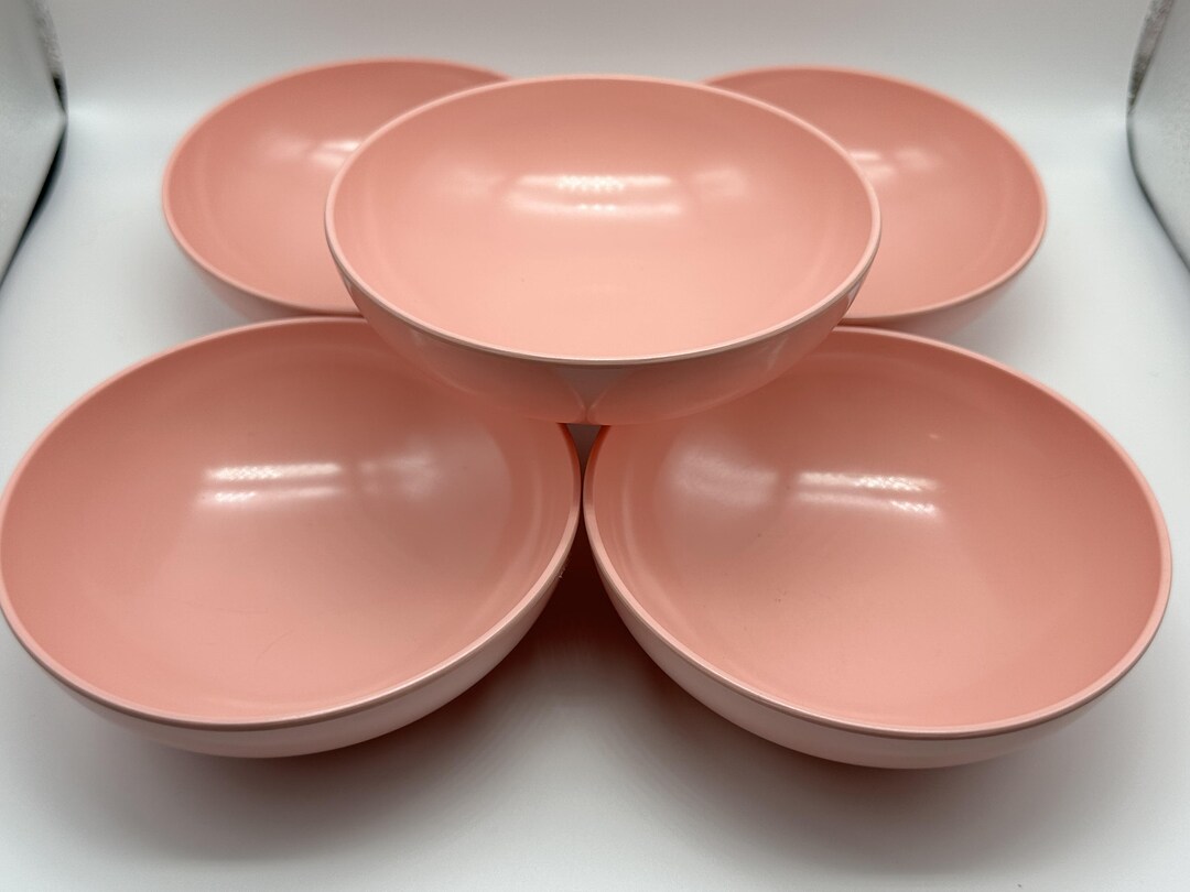 Vintage Pink Prolon Melmac Dinnerware Small Bowls Etsy