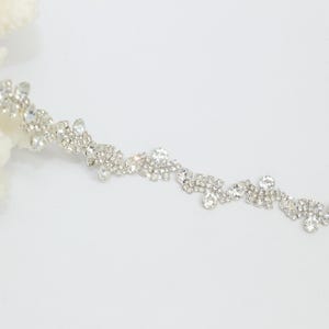 Wedding belt,Hook closure belt,Diamond crystal belt,Silver Bridal Belt, Rhinestone Belt,Bridesmaids Belt,Bridal Belt 119
