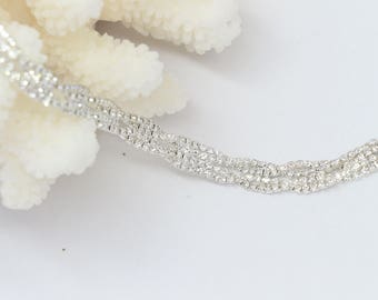 3/8 inch wide,crystal rhinestone chain,Wedding Decor,DIY,wedding decoration,Wedding ribbon,wedding band,crystal beads,bridal accessories-14