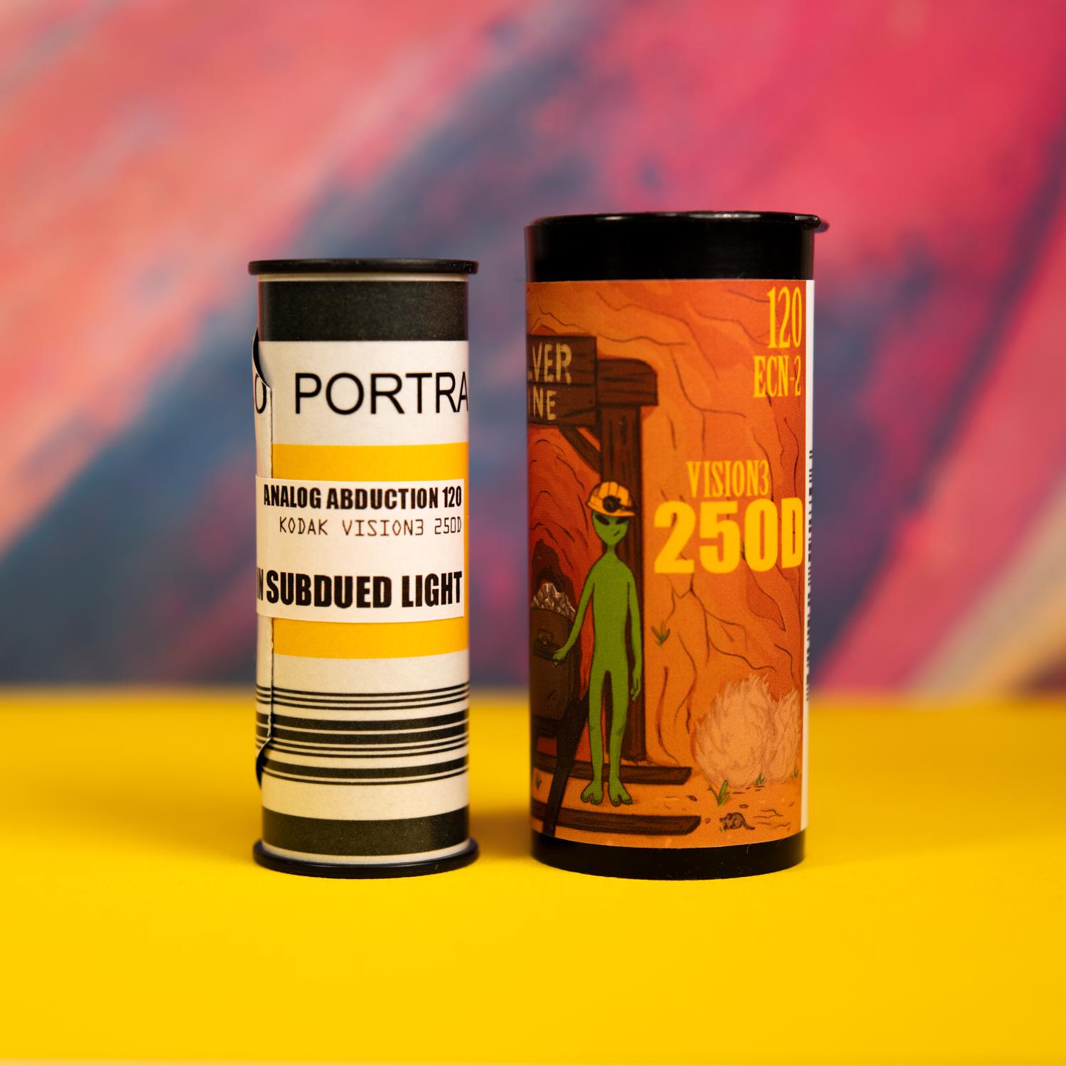 Kodak 250D Vision3, 120 Film [3 PACK], 65mm IMAX, Cine Color