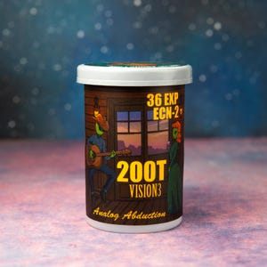 Kodak 200T VISION3 5213 35mm-36Exp, DX Coded, ECN-2 Cine Color Negative Film