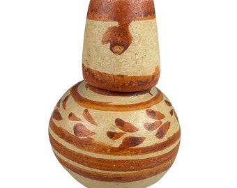 Vintage mexikanische Wasserkrug Karaffe & Tasse Keramik