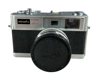 VTG Minolta Hi-Matic 11 Super 3 Circuit 35mm Rangefinder Camera Rokkor-PF 45mm