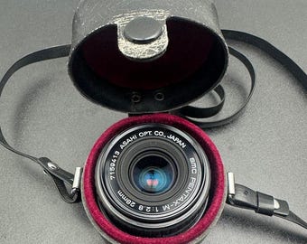 Obiettivo fotografico a focale fissa SMC Pentax-M 28 mm f/2.8, attacco Asahi Japan K (con custodia)