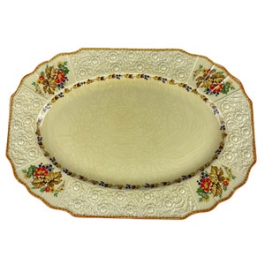 Myott Staffordshire Engeland schotel bloemmotief 16 1/4 &quot;x 11 1/4&quot;