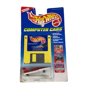 Hot Wheels Dator Bilar Hydroplan 1999 Windows Diskett Interaktiv NOS