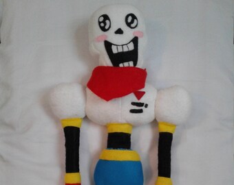 Undertale Papyrus Plushie Etsy