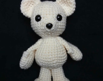 Crochet bear plushie
