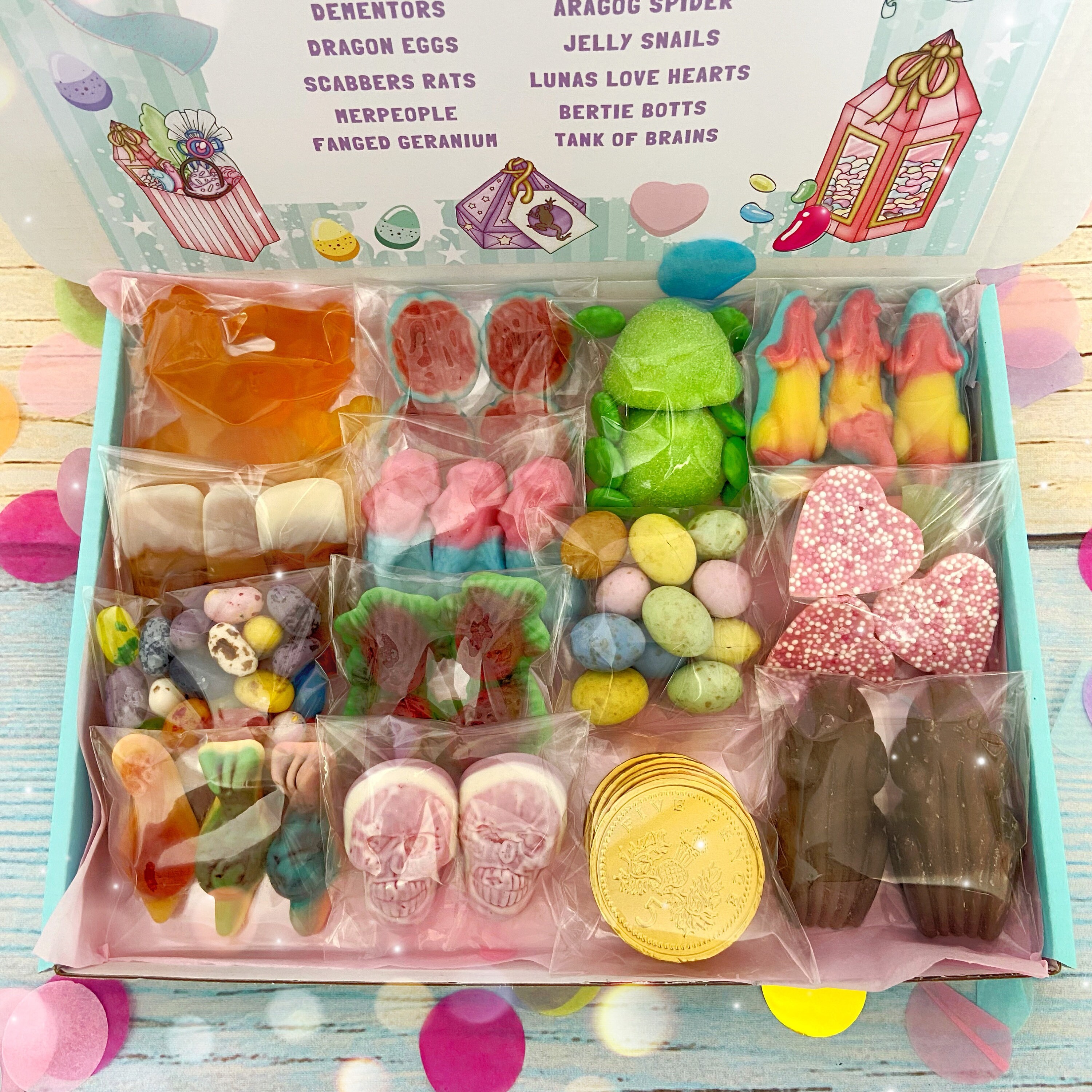 Harry Potter Inspired Sweet Candy Gift Box Honeydukes Sweets Etsy