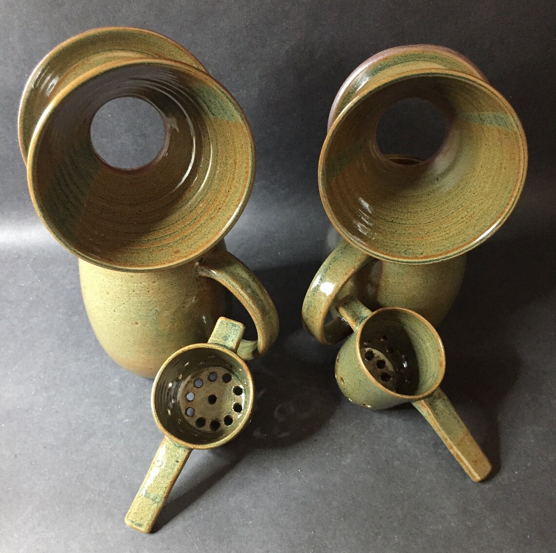 Ceramic Coffee Mug Ceramic Filter Holder Tea Strainer Etsy